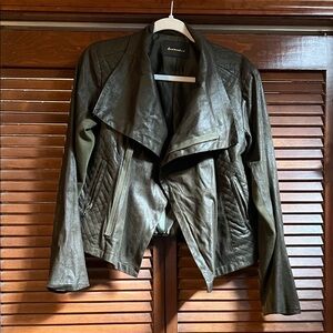 Lovemarks Olive Green Moto Jackrt